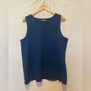 Banana Republic XL Navy Sleeveless Blouse